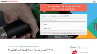 Best 7 Fuel Card Services USA (January 2019) | Expert Market