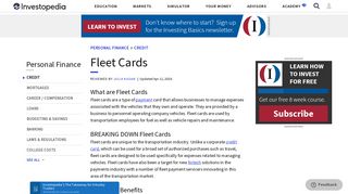 Fleet Cards - Investopedia