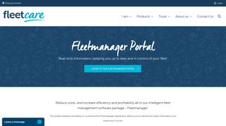 Fleetcare - Fleetmanager Portal | Fleetcare