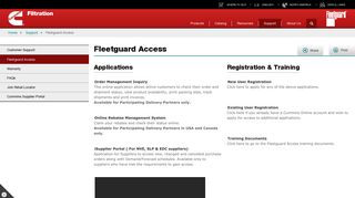 Fleetguard Access | Cummins Filtration