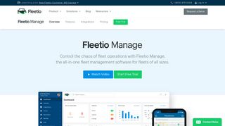 Fleet Management and Maintenance Software Platform - Fleetio Manage