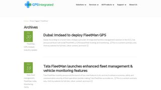 FleetMan | GPS Integrated - GPS Tracking & Fleet management