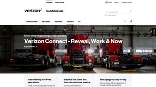 Verizon Connect - Reveal, Work & Now Solutions - Solutions Lab!