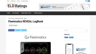 Fleetmatics REVEAL LogBook - ELD Ratings