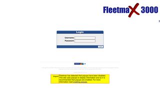 Fleetmax 3000 - Login - Benelec