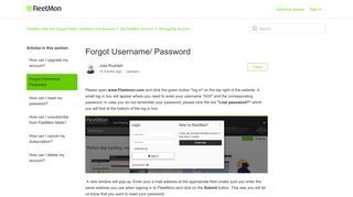 Forgot Username/ Password – FleetMon Help and Support Desk ...