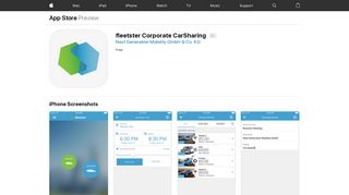 fleetster Corporate CarSharing on the App Store - iTunes - Apple
