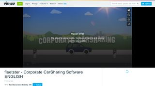 fleetster - Corporate CarSharing Software ENGLISH on Vimeo