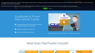 Fleet Vehicle Tracker With GPS - Crystal Ball FleetTracker