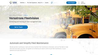 Versatrans Fleetvision | Tyler Technologies