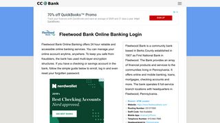 Fleetwood Bank Online Banking Login - CC Bank