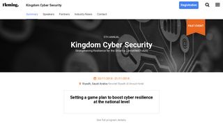 Kingdom Cyber Security | Fleming. - Fleming. Events