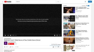 Beginners Level 1 Belly Dance at Fleur Estelle Dance School - YouTube