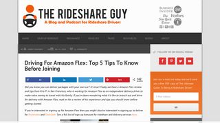 Driving For Amazon Flex: Top 5 Tips To Know Before Joining