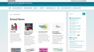 School News | McNair Secondary School