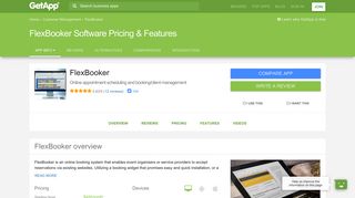 FlexBooker Software 2019 Pricing & Features | GetApp®