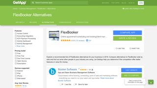 FlexBooker Alternatives, Competitors & Similar Software | GetApp®