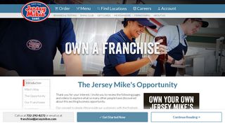 Sub Sandwich Franchise Opportunity - Introduction - Jersey Mike's Subs