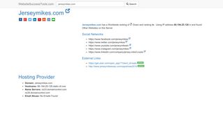 Jerseymikes.com Error Analysis (By Tools) - WebsiteSuccessTools.com