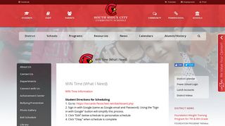 WIN Time (What I Need) - South Sioux City Community Schools