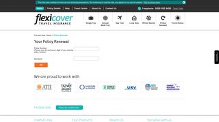Renewal - Flexicover Travel Insurance