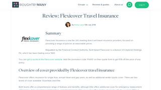 Review: Flexicover Travel Insurance - Bought By Many