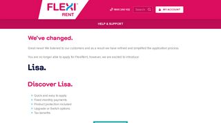 FlexiRent: We've Changed