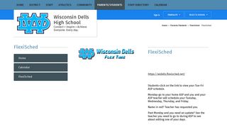 FlexiSched / FlexiSched - Wisconsin Dells School District