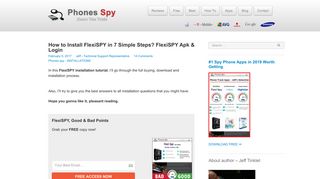 How to Install FlexiSPY in 7 Simple Steps? FlexiSPY Login - Phones Spy