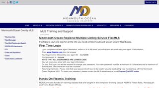 Flex MLS Training and Support - Monmouth Ocean Regional ...