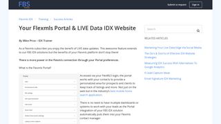 Your Flexmls Portal & LIVE Data IDX Website – Flexmls IDX