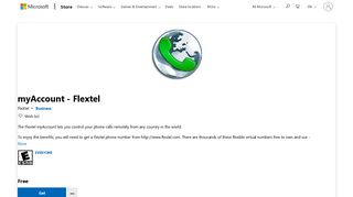 Get myAccount - Flextel - Microsoft Store