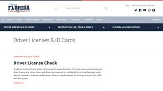 Driver Licenses & ID Cards - Florida Highway Safety and Motor Vehicles