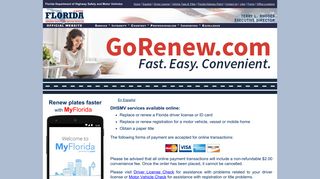 GoRenew - Florida Department of Highway Safety and Motor Vehicles