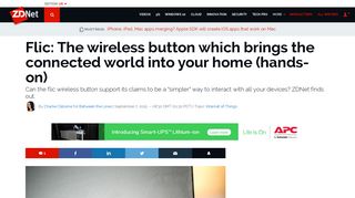Flic: The wireless button which brings the connected world into your ...
