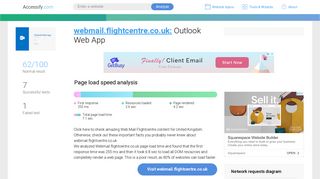 Access webmail.flightcentre.co.uk. Outlook Web App