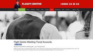 Flight Centre Wedding Travel Accounts | Flight Centre NZ