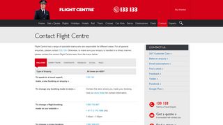 Contact Us | We Are Here To Help With Your Enquiry - Flight Centre