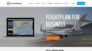 RocketRoute | Flight Plan | Marketplace | Concierge