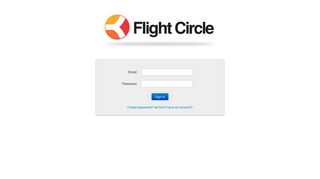 Login - Flight Circle