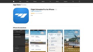 Flight Schedule Pro for iPhone on the App Store - iTunes - Apple