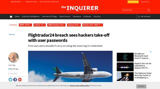 Flightradar24 breach sees hackers take-off with user passwords