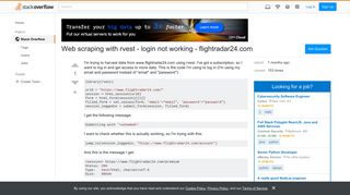 Web scraping with rvest - login not working - flightradar24.com ...