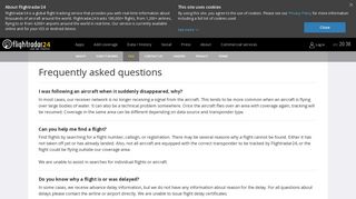 FAQ - Flightradar24.com - Live flight tracker!