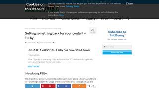 Fliiby - Getting something back for your content - Flii.by - InfoBunny