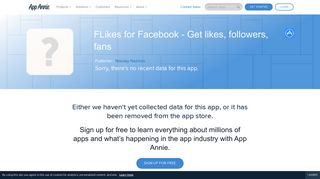 FLikes for Facebook - Get likes, followers, fans App Ranking and Store ...