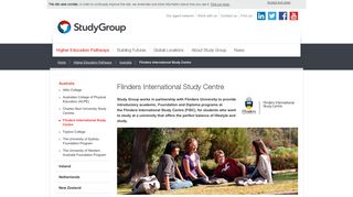 Flinders University | Higher Education Pathways Australia | Study Group