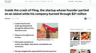 Fling shuts down after blowing $21 million, turning into porn site ...
