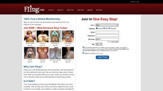 Fling.com Join Form - World's Best Personals