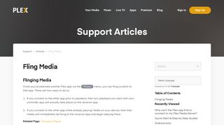 Fling Media | Plex Support
